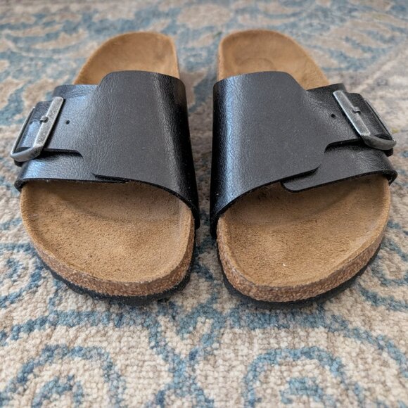 BIRKENSTOCK Sandals Women's 38 Catalina Graceful Licorice Buckle Slid On - Picture 10 of 12